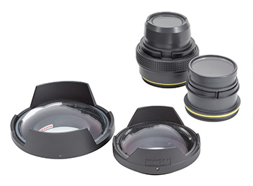 Wide variety of lens port to support from ultra macro to fish-eye imaging