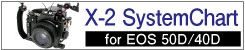 X-2 for EOS50D/40D System Chart