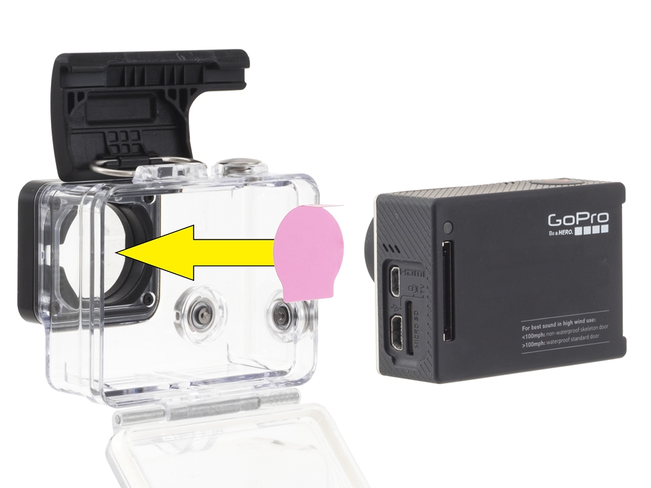 gopro hero 3 non fisheye lens
