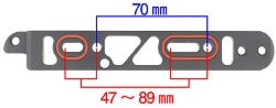 Working range of tripod screws