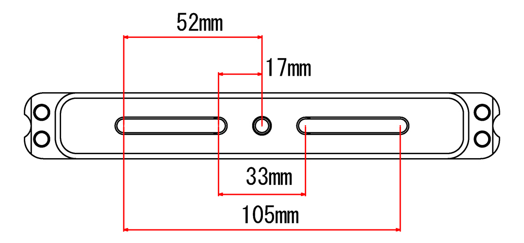 Working range of tripod screws